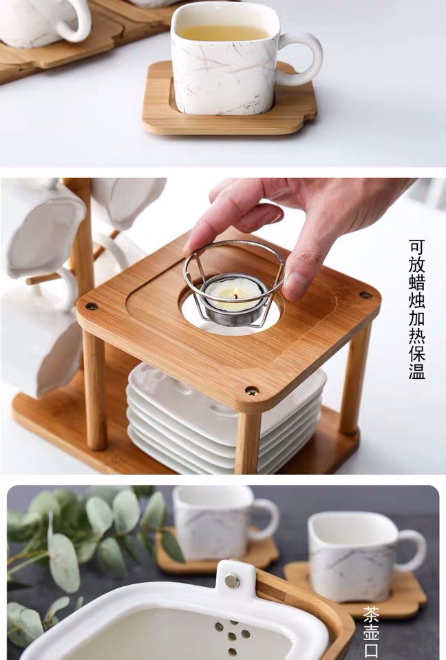日式陶瓷茶壶水果花草茶具咖啡壶家用北欧风格下午茶详情图9