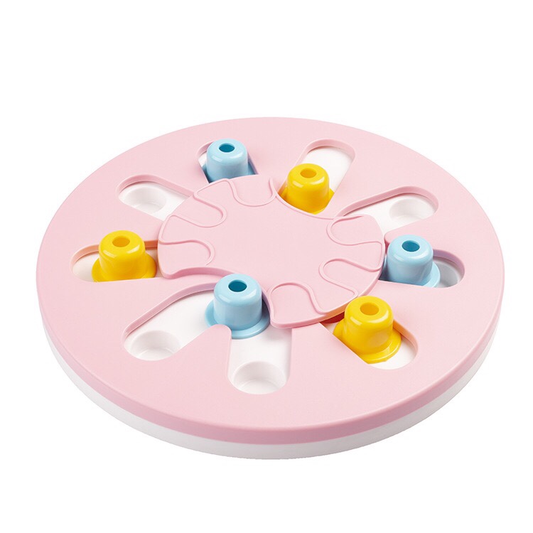 Pet Cat Puzzle Toy Tray Snack Toy Specification drawing