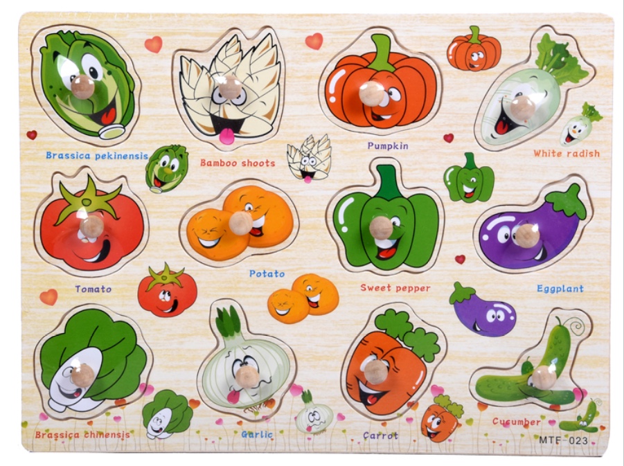 卡通蔬菜手抓板