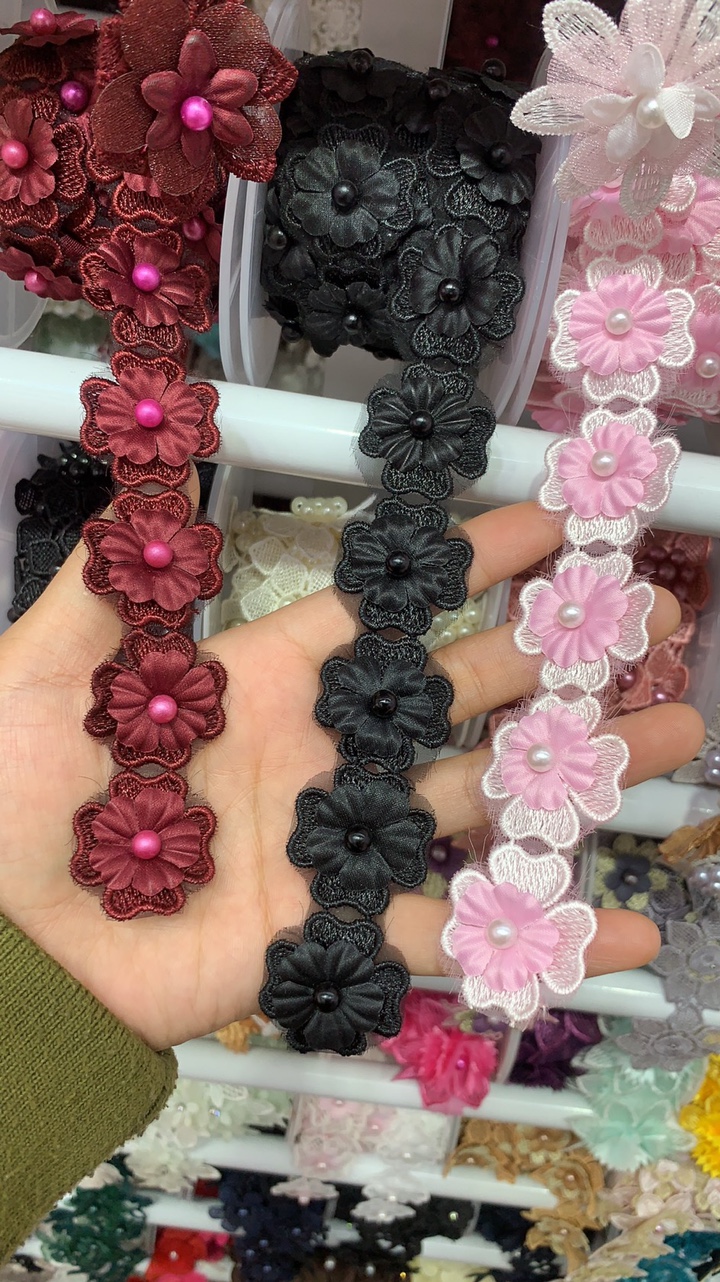 Patterned barcode lace