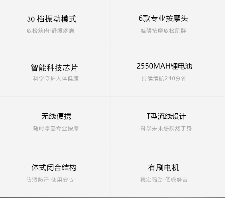 MDHL 筋膜枪 厂家直销按摩枪肌肉放松器按摩器震动枪振动按摩健身器材详情图1