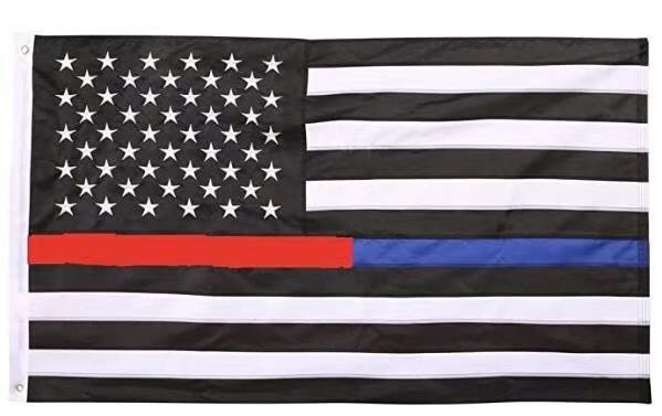 美国刺绣国定做尺寸3*5 英寸牛津布 防水详情图3