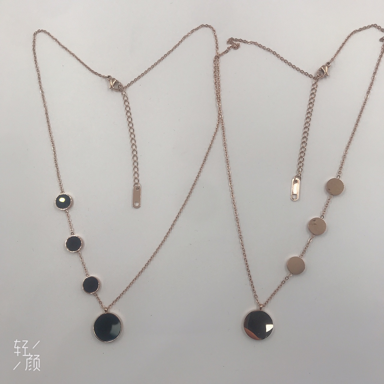 钛钢不锈钢经典项链颈链毛衣链流行服饰百搭款