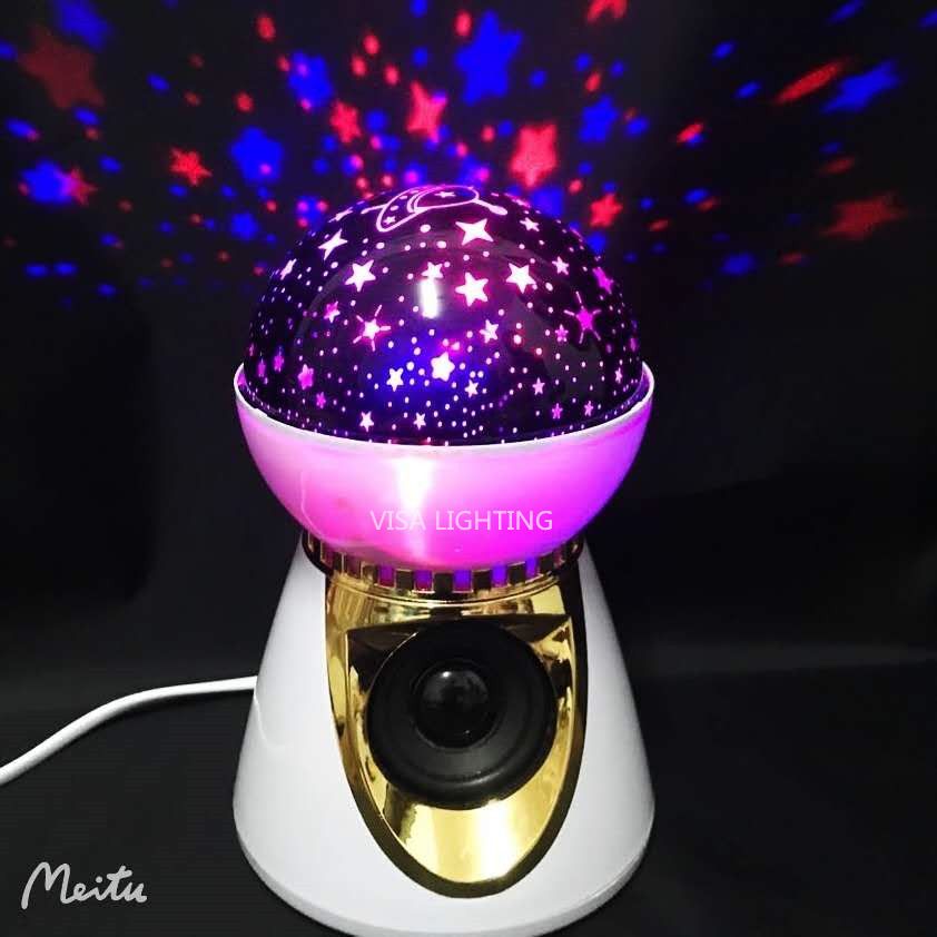 Amazon's best-selling small ball starry sky projection lamp, rotating USB ocean projector, birthday gift, night light details Picture