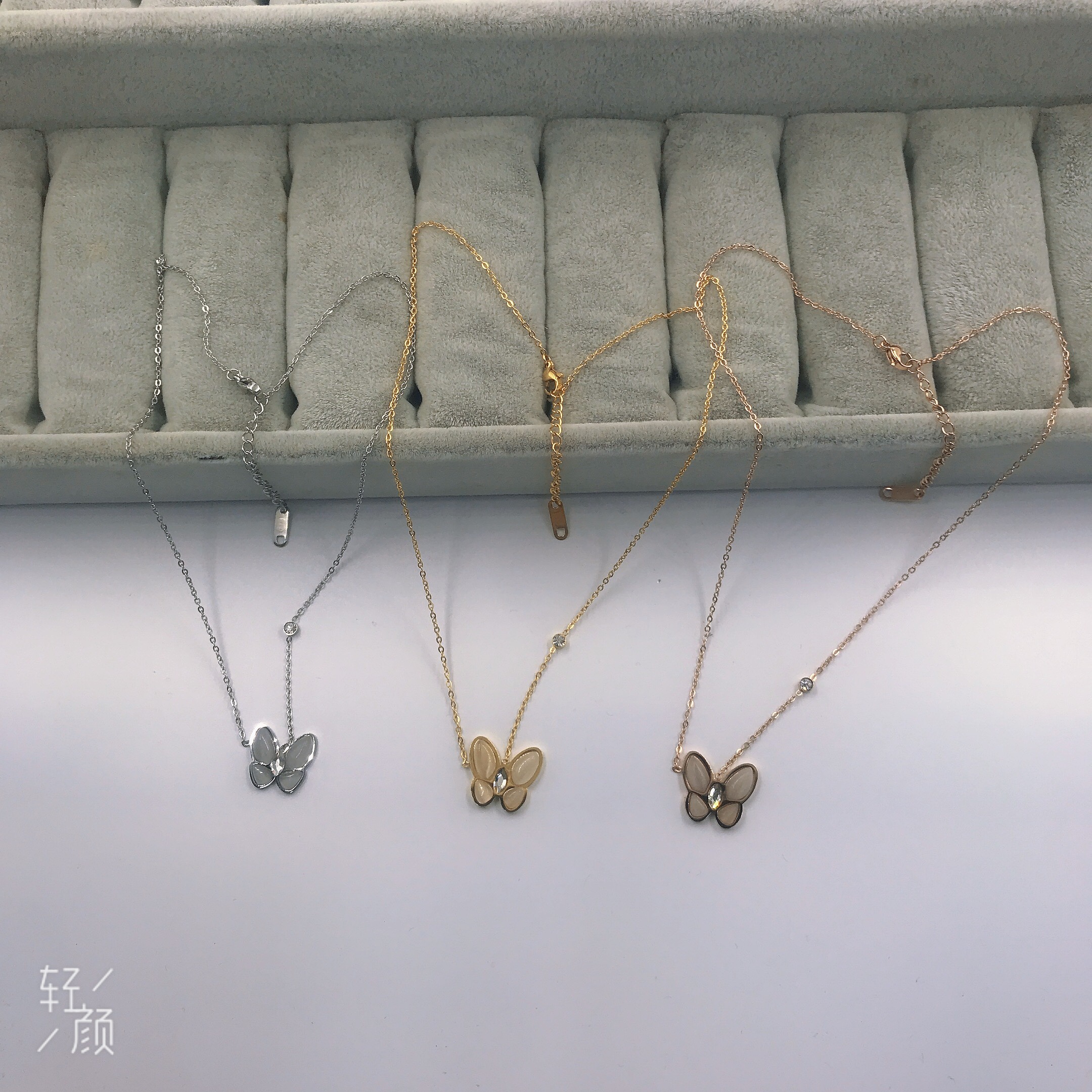 不锈钢钛钢饰品颈链项链毛衣链流行服装百搭款详情图6