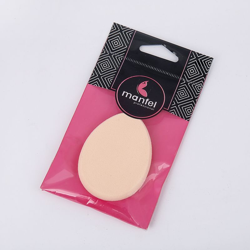 New oval-shaped powder puff latex single-pack dry powder puff makeup and beauty tools factory direct sales