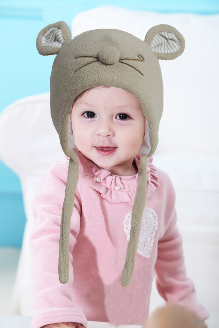 Kalimei Bear Hat Winter Baby Hat For Babies 4-18 Months details Picture