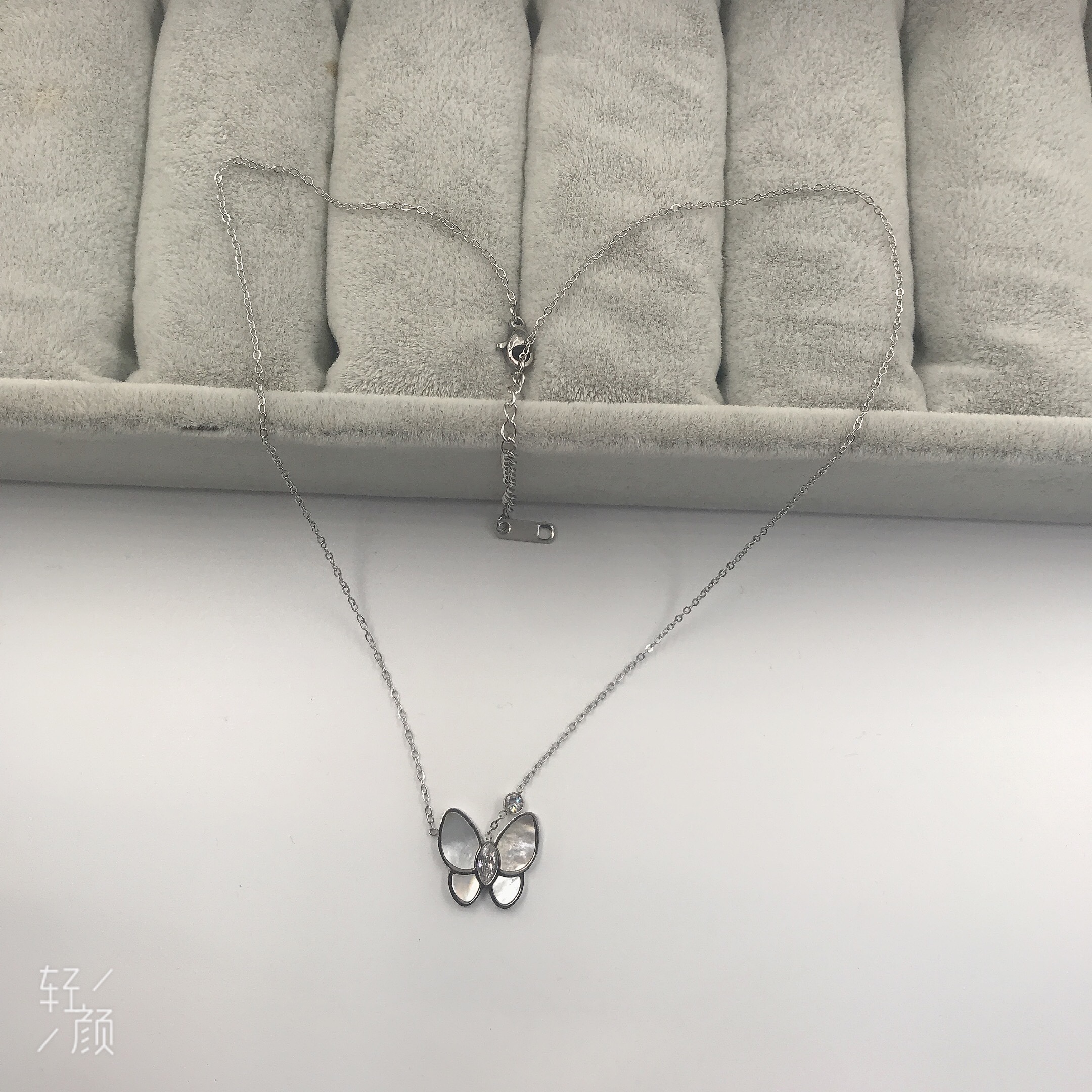 不锈钢钛钢饰品颈链项链毛衣链流行服装百搭款详情图3