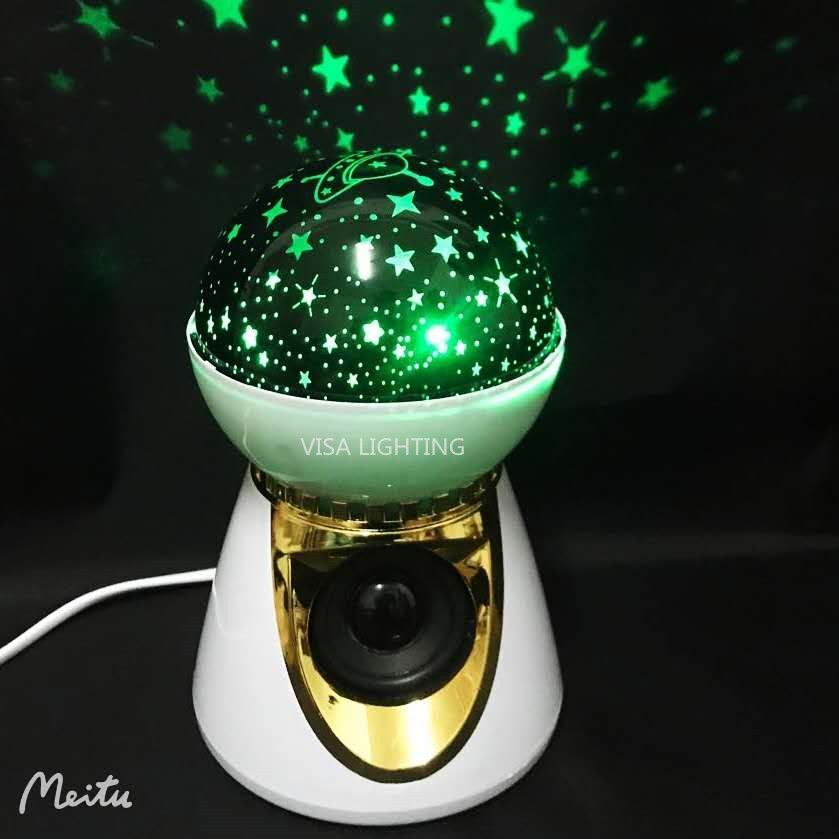 Amazon's best-selling small ball starry sky projection lamp, rotating USB ocean projector, birthday gift, night light Application Scenario