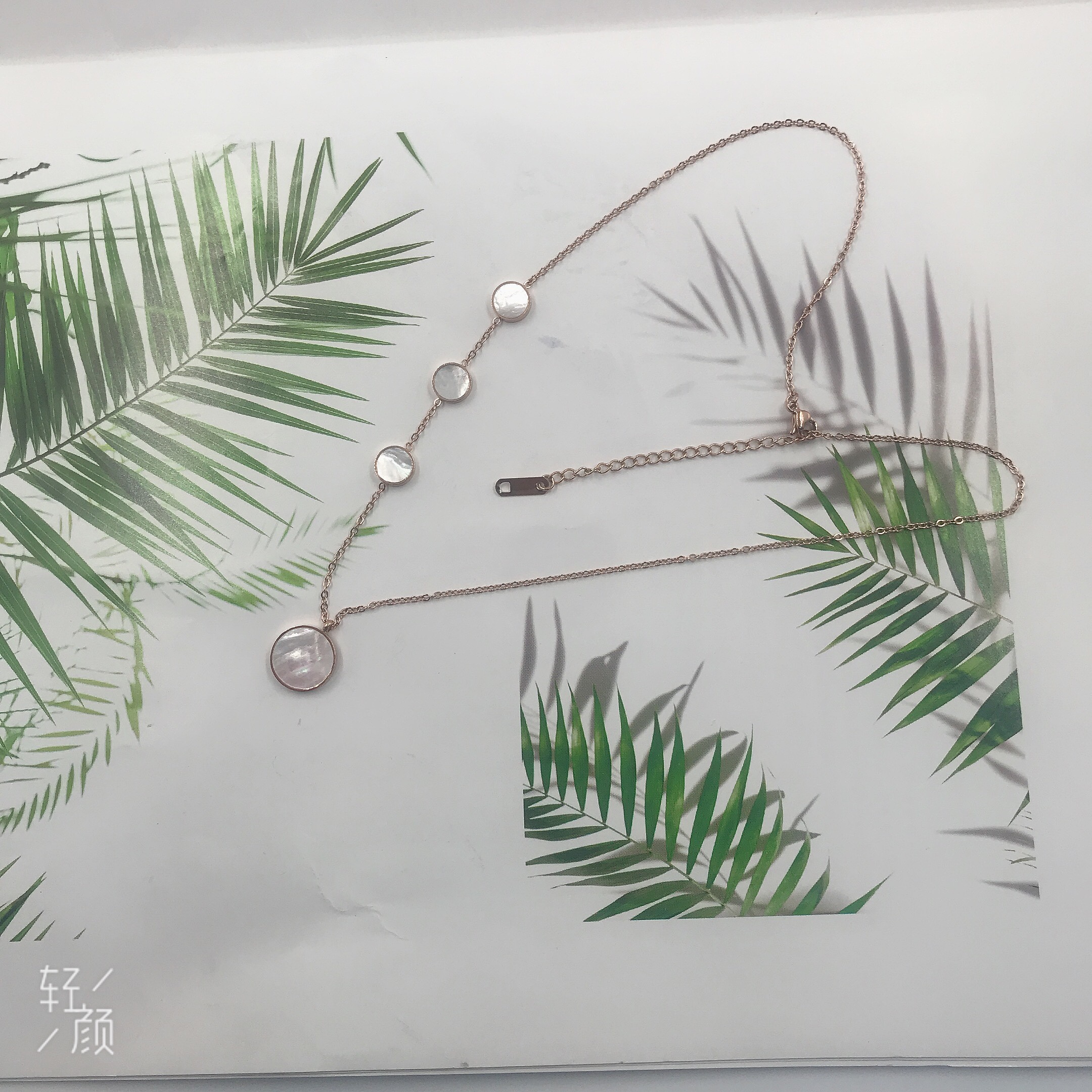 钛钢不锈钢经典项链颈链毛衣链流行服饰百搭款产品图