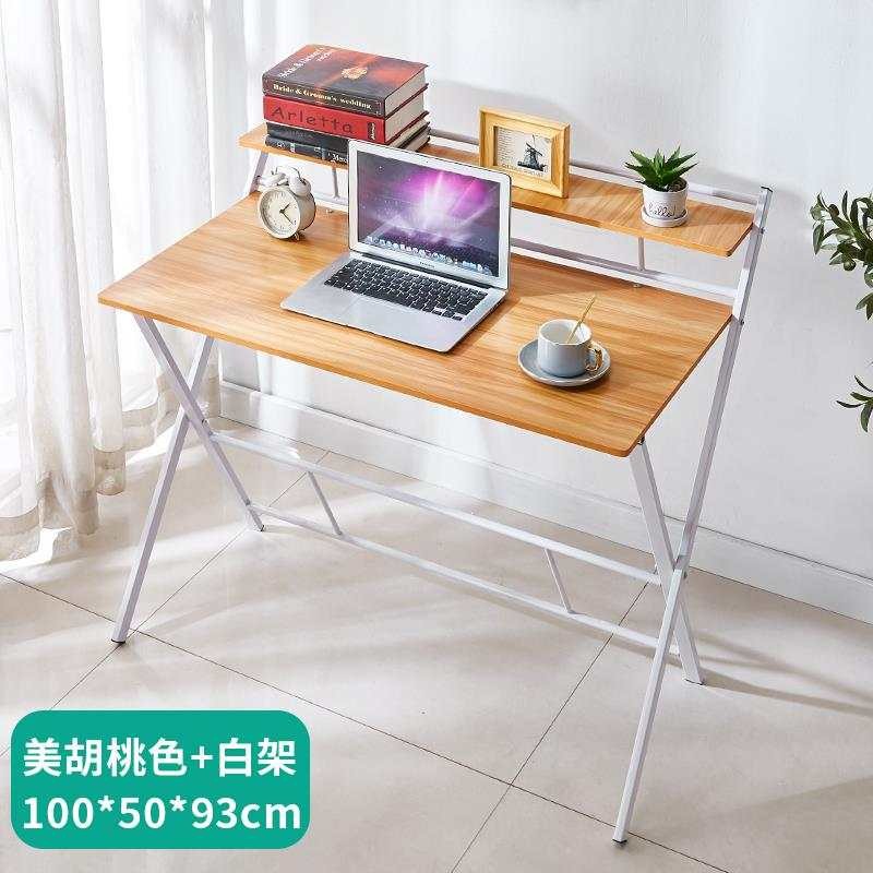 电脑桌书桌简易台式可折叠家用卧室简约小型学生写字桌办公小桌子详情图2