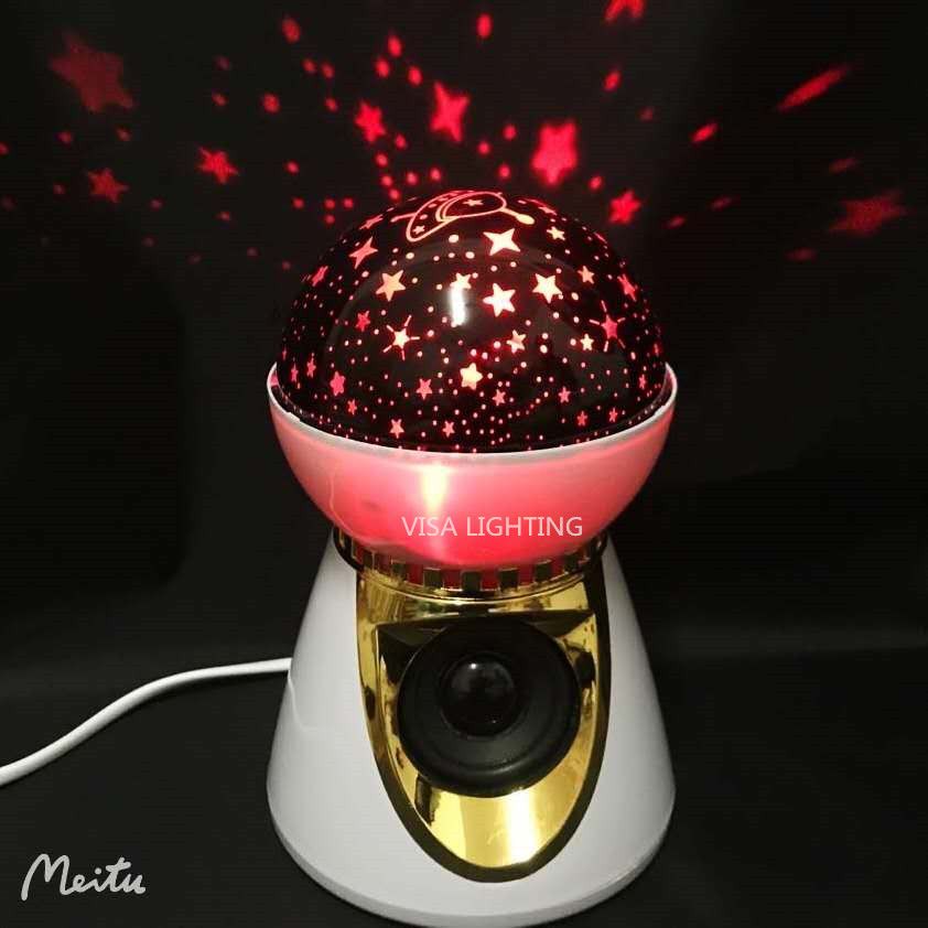 Amazon's best-selling small ball starry sky projection lamp, rotating USB ocean projector, birthday gift, night light Item Picture