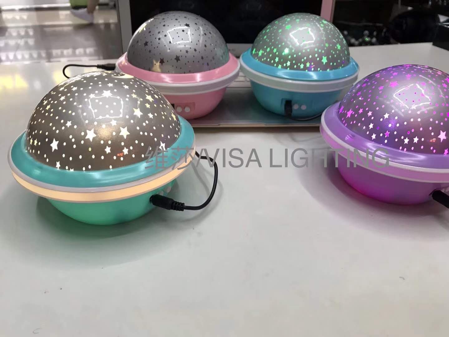Romantic starry sky light, projection light, colorful bedroom desk lamp, starry sky projection light, night light detail image 2