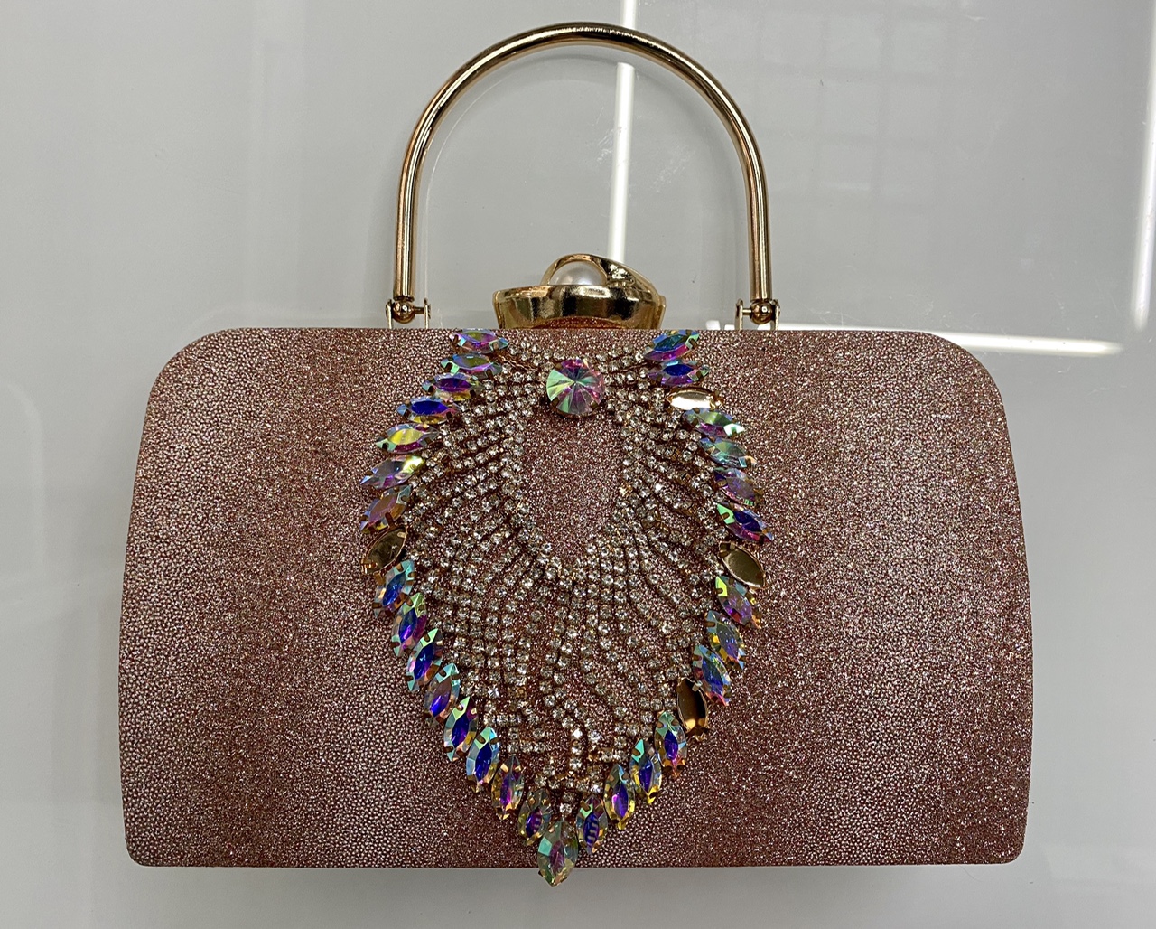 Drill buckle bag Middle East bag handbag dinner bag bag hand bag party bag gradient bag thumbnail