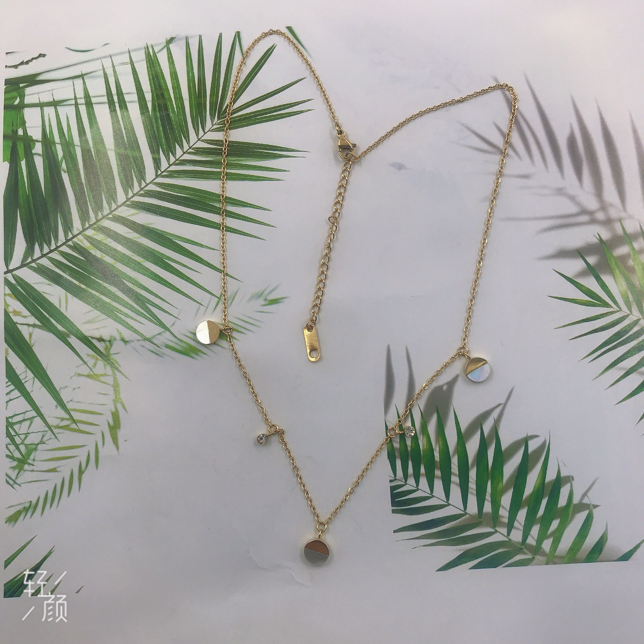 不锈钢钛钢项链颈链毛衣链经典著作流行服饰百搭款详情图9