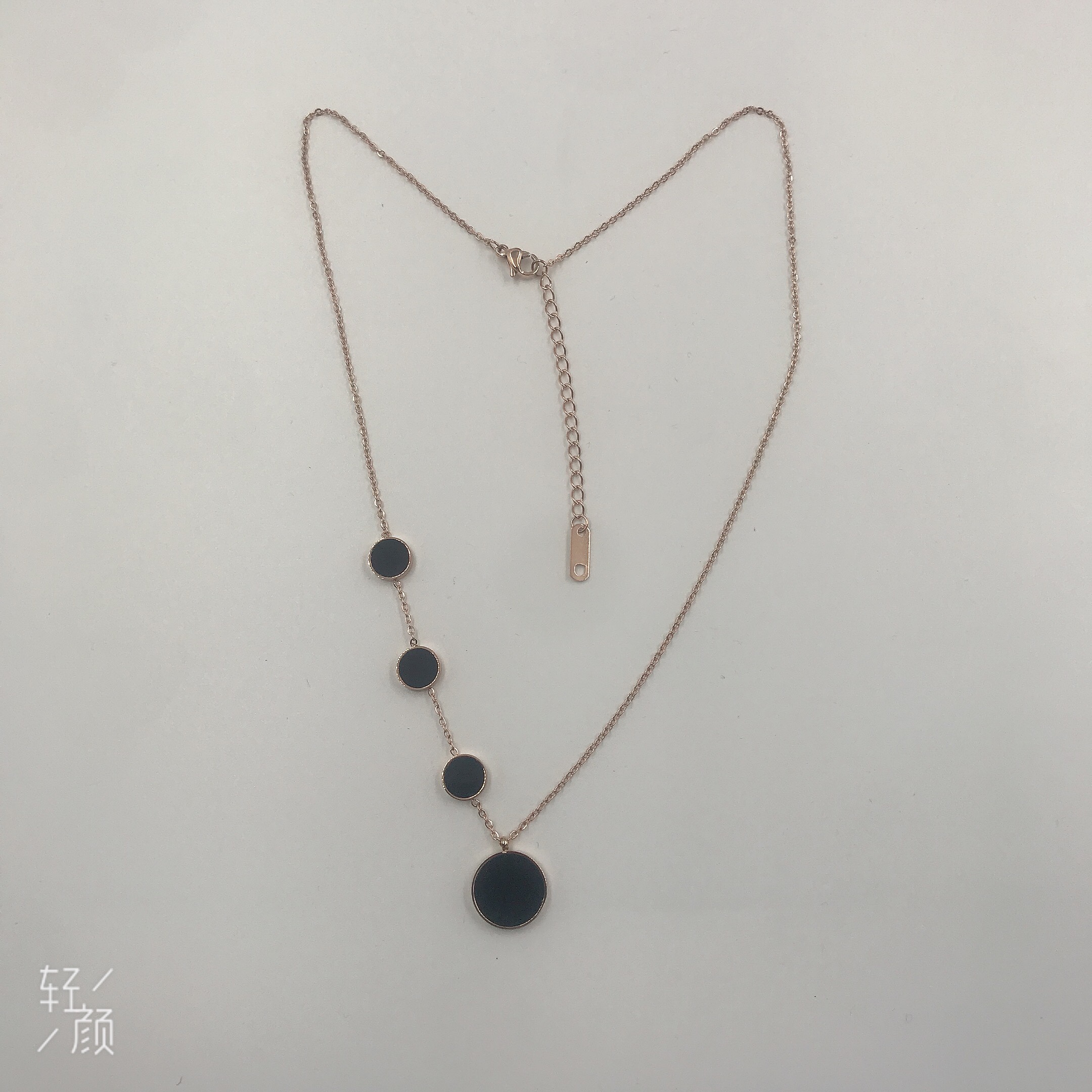 钛钢不锈钢经典项链颈链毛衣链流行服饰百搭款详情图8