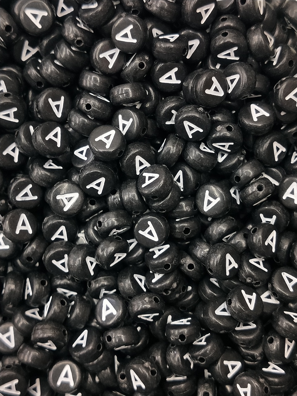 4✖️7mm黑➕白单字母