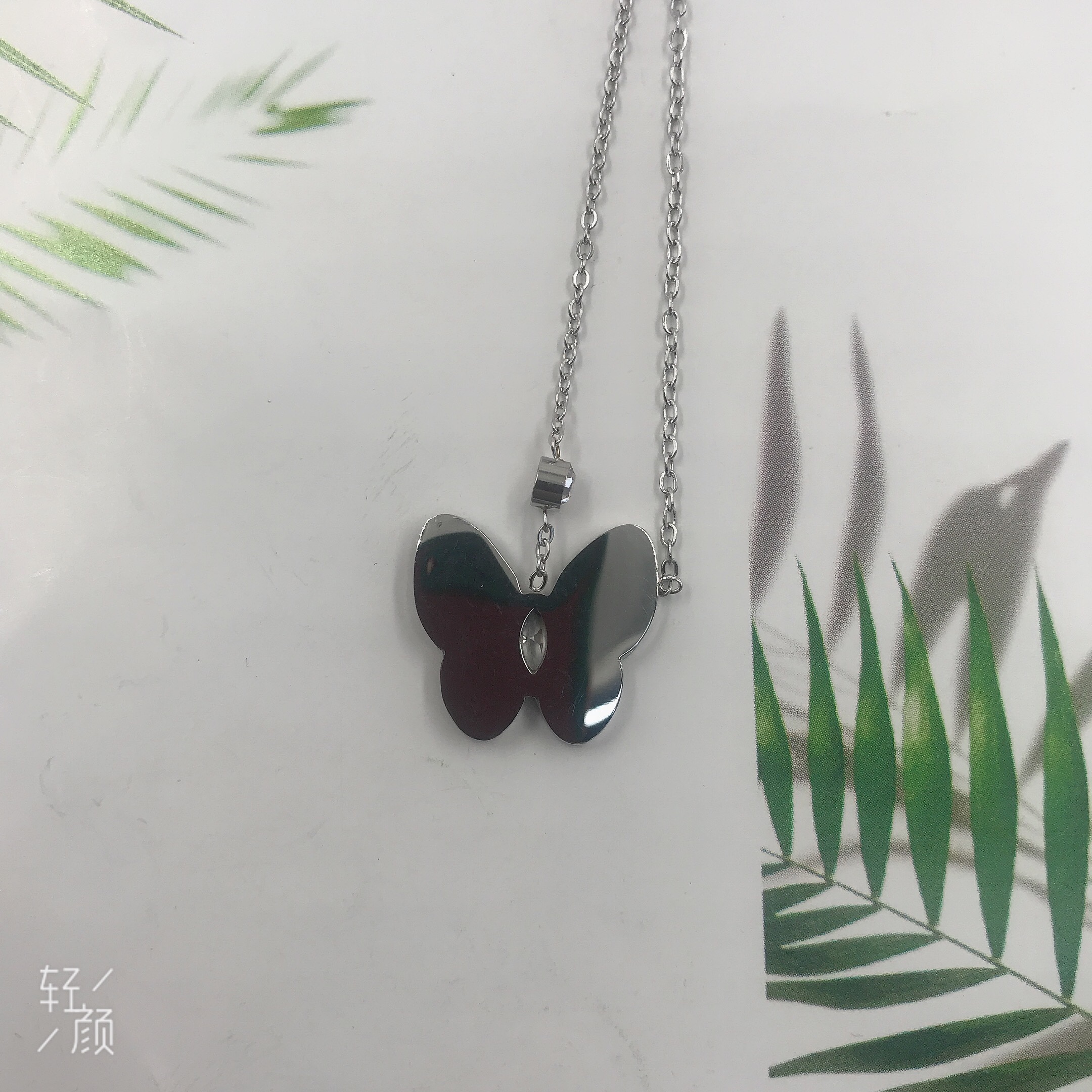 不锈钢钛钢饰品颈链项链毛衣链流行服装百搭款详情图5