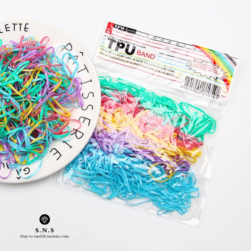 Fresh Disposable Children Rubber Band Application Scenario