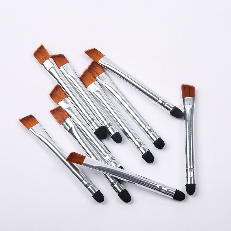 Eyeshadow brush, double-headed latex sponge eyeshadow stick, multi-color customized blending brush, eye makeup brush, retouching and beauty tools Specification image
