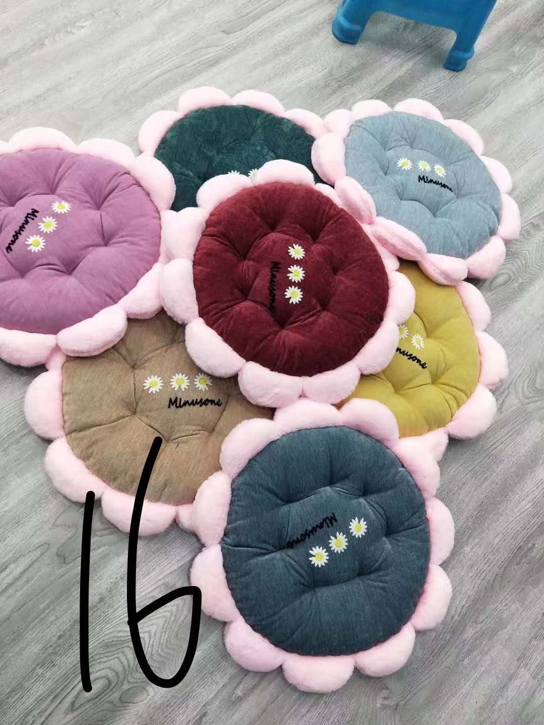 Autumn And Winter Home Office Cushion Chair Cushion Wholesale Lovely Flower