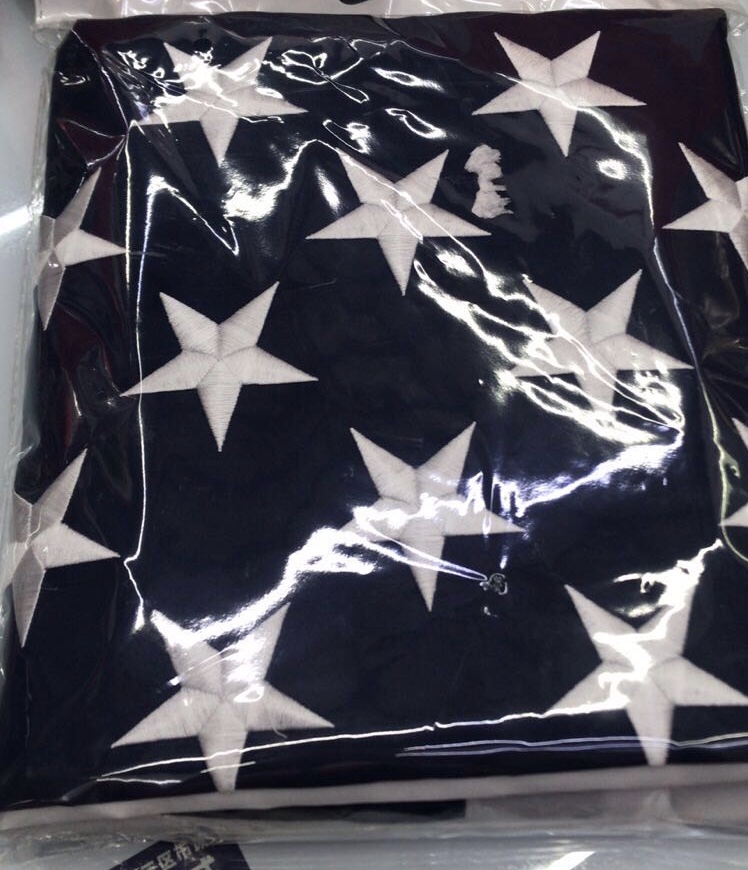 美国刺绣国定做尺寸3*5 英寸牛津布 防水详情图5