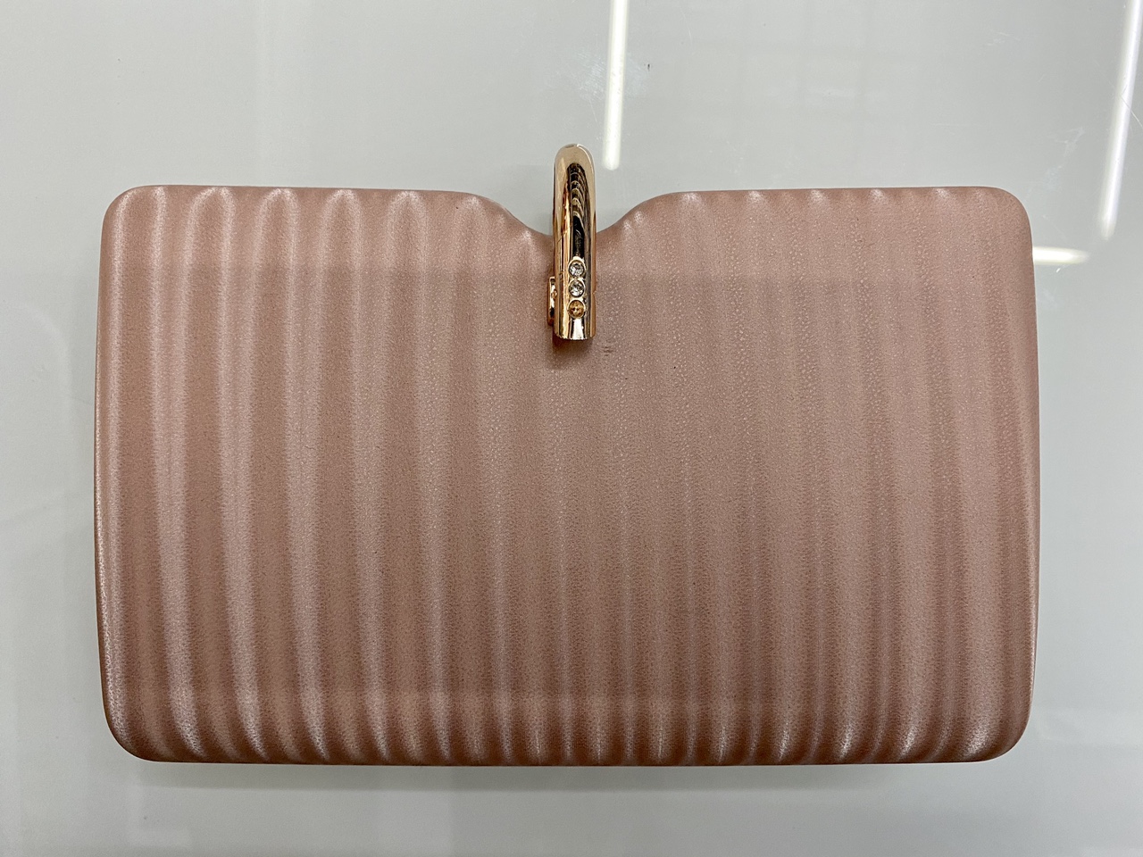 Iron bag dinner bag banquet bag hand bag striped bag Ins bag chain bag thumbnail