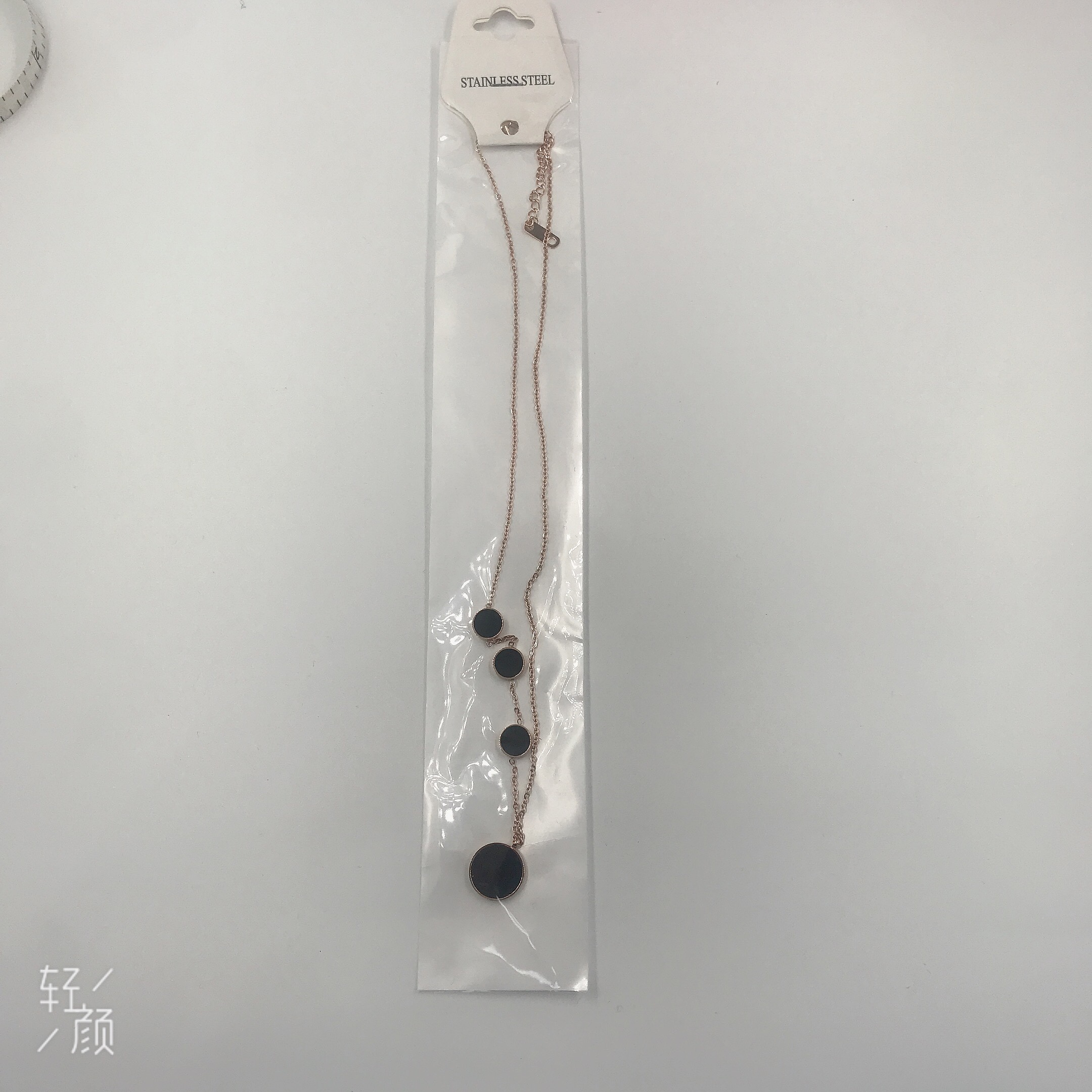 钛钢不锈钢经典项链颈链毛衣链流行服饰百搭款详情图10