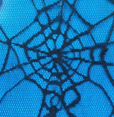 Creative spider web fabric, high-quality polyester knitted summer hats, sun-protective curtains, factory direct sales detail image 2