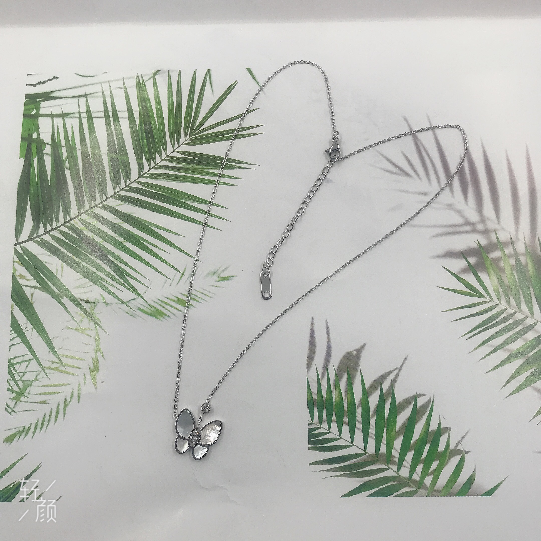 不锈钢钛钢饰品颈链项链毛衣链流行服装百搭款细节图