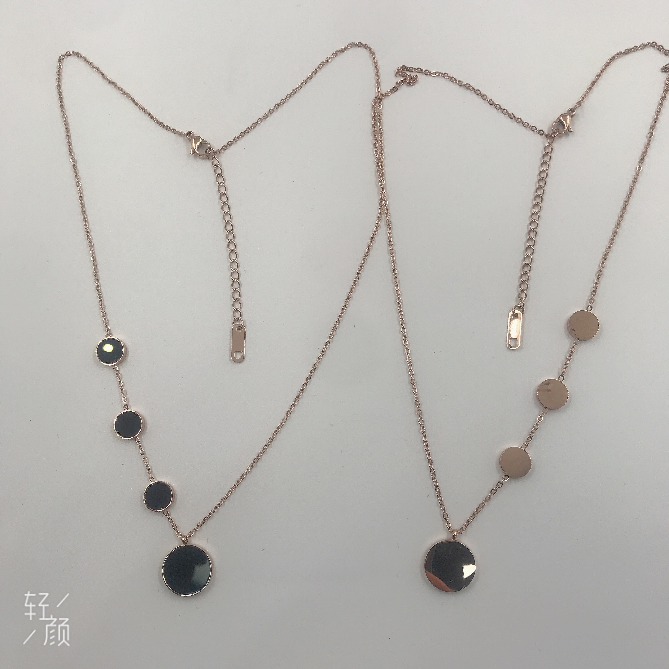 钛钢不锈钢经典项链颈链毛衣链流行服饰百搭款详情图8