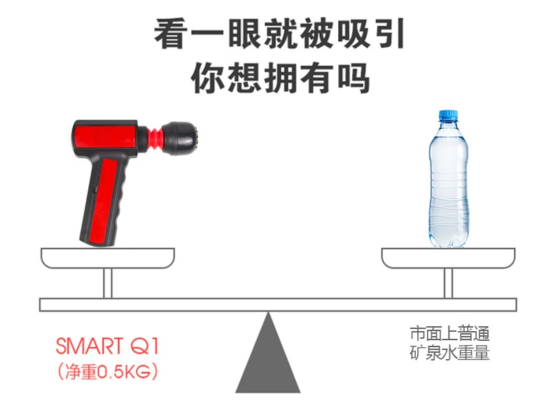 MDHL麦迪哈雷厂家直销多功能迷你筋膜枪 便携式massage gun 迷你按摩枪usb快充详情图11