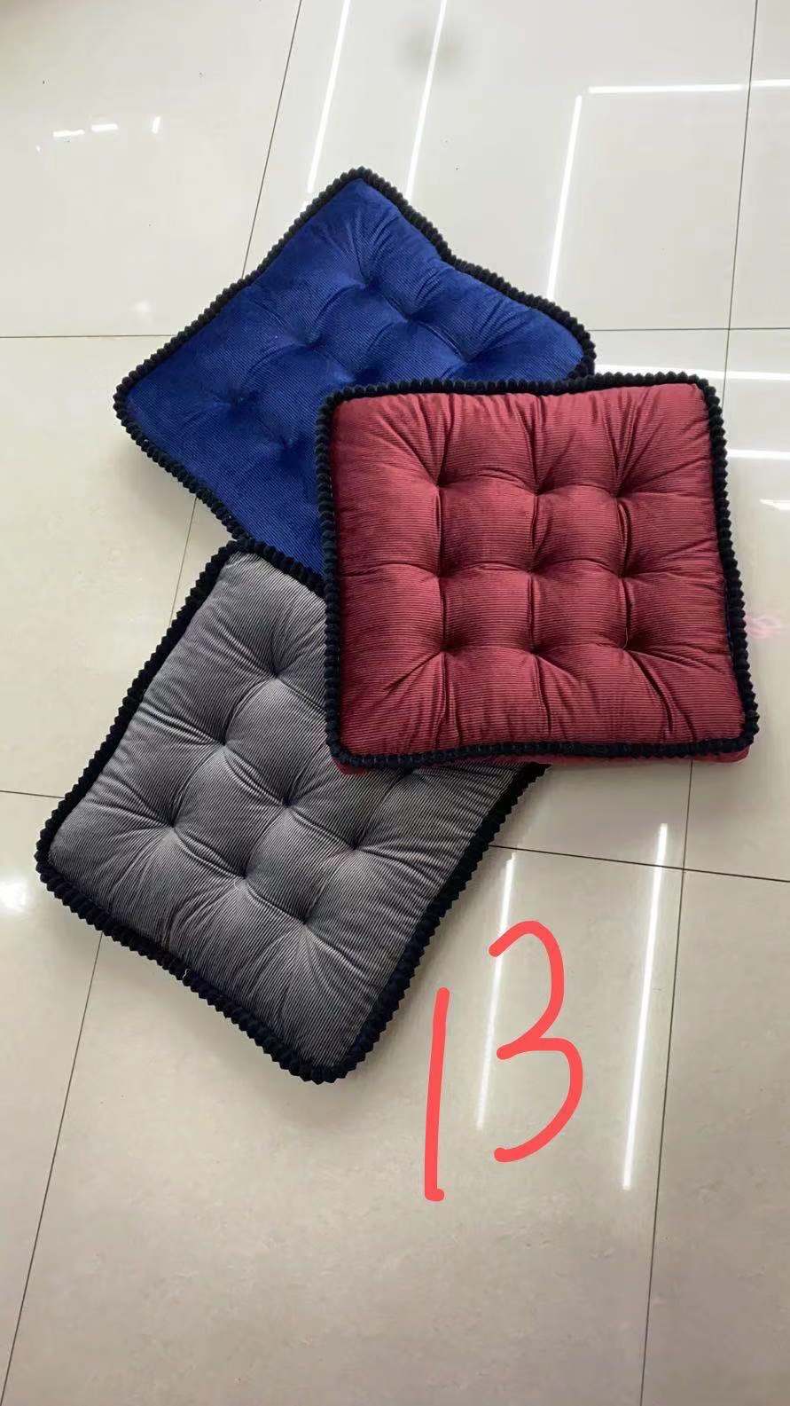 Office Home Cushion Chair Cushion Back Square Solid Color