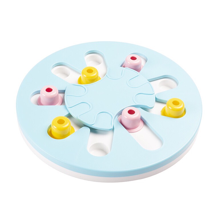 Pet Cat Puzzle Toy Tray Snack Toy
