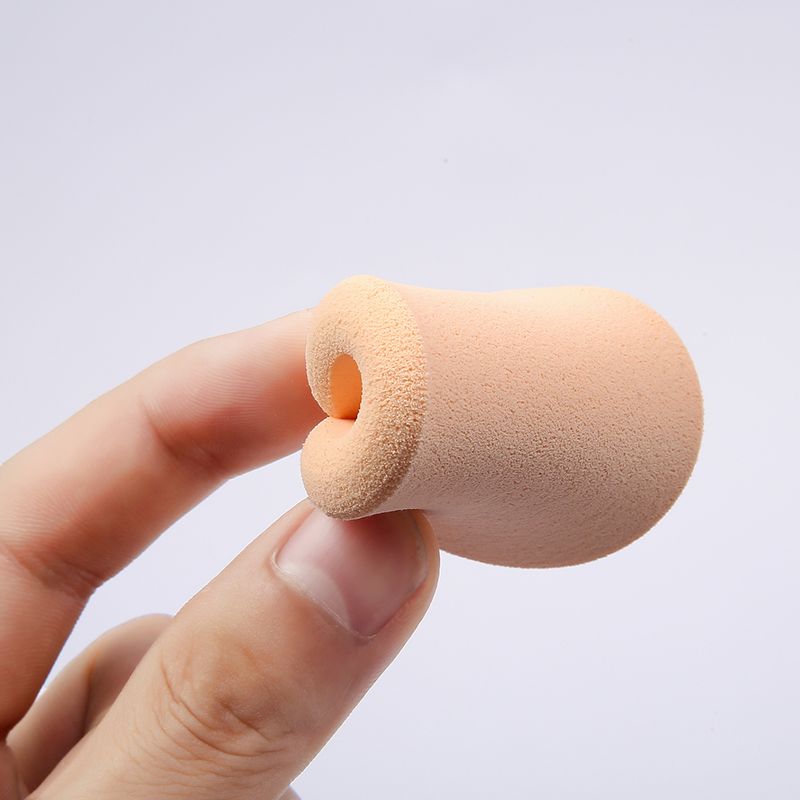 Factory direct sales of conical powder puffs with good latex flexibility. Wholesale of dry powder puffs and beauty tools Specification image