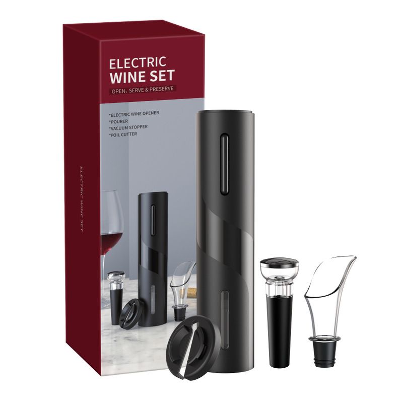 Factory 4-in-1 red wine bottle opener Set Multi-function gift set rechargeable red wine bottle opener thumbnail