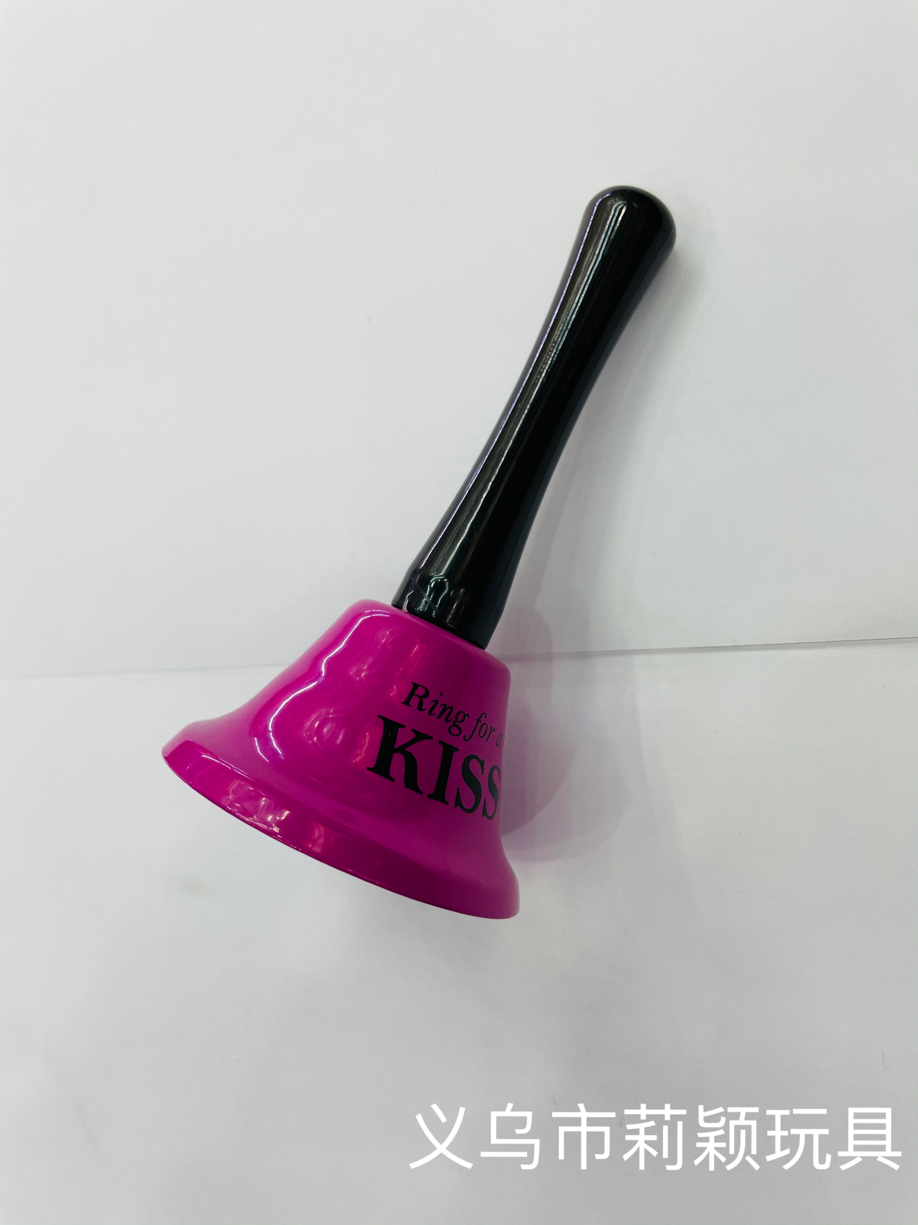 6.5CM sm铃铛创意摇铃玩具摇铃Ring for SEX,Kiss,Love大红，紫色，玫红，粉红，黄色，黑R-1详情图5