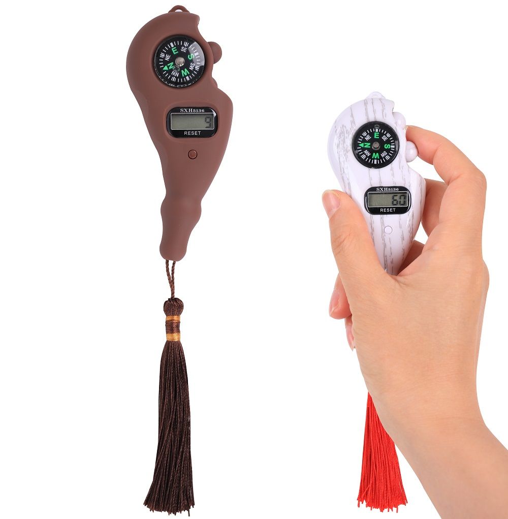 2026 Wood grain compass Buddhist counter, manual dial Buddhist counter