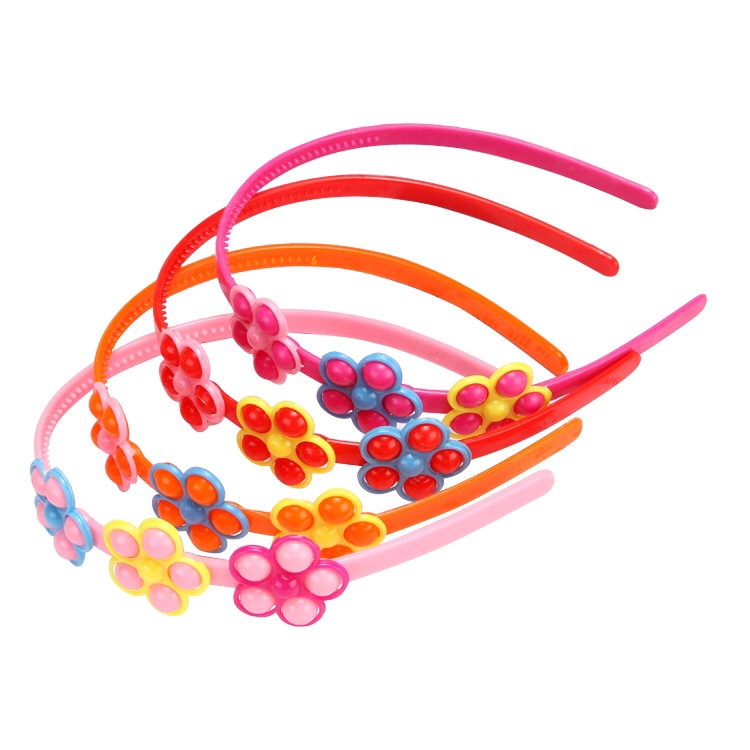 Hot Korean fashion children's plastic plum headband cute headband thumbnail