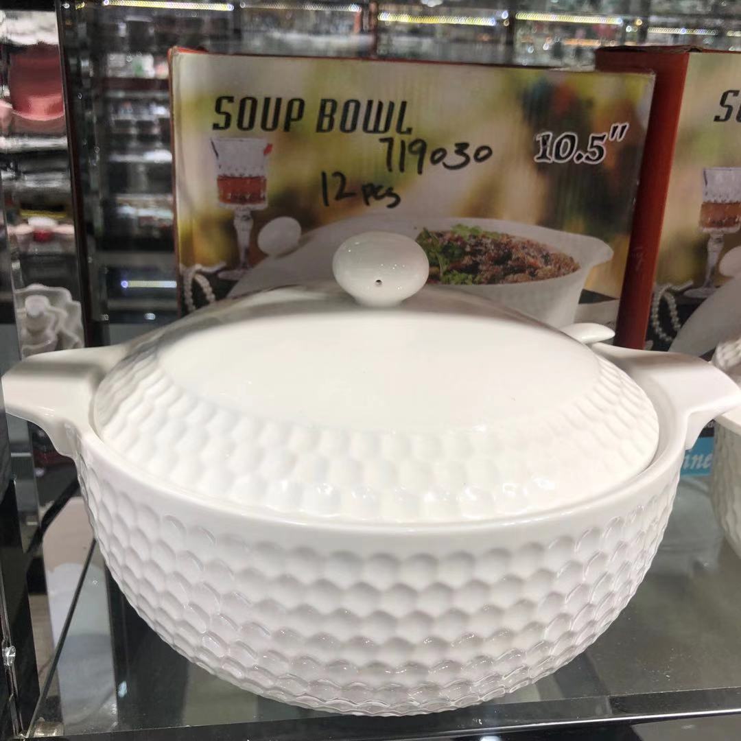 陶瓷汤锅工艺陶瓷锅酒店用品厂家直销批发零售线下实体店现货