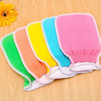 Ren Hua double side coarse sand thickening bath scrub scrub towel back towel bath gloves rub mud strong thumbnail