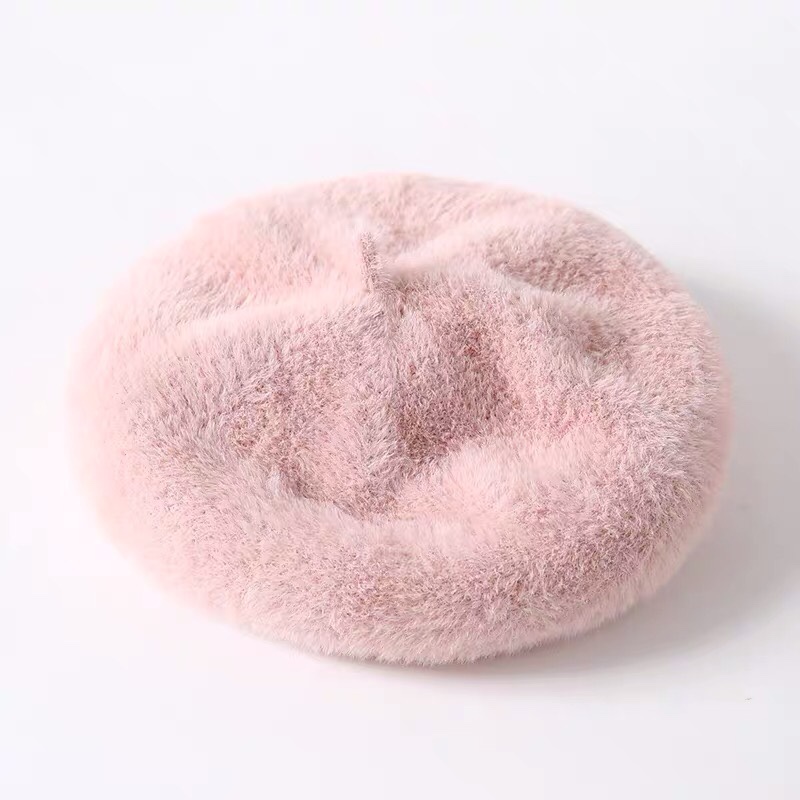 Beret woman autumn and winter Korean net red woollen cloth painter hat Japanese matching beret retro British hat 1 Specification drawing