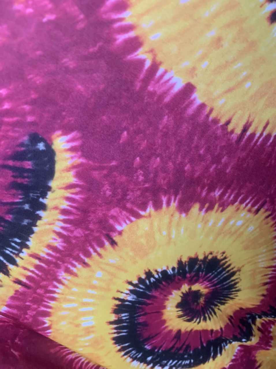 Printed Floral Fabric Clothing Fabric Ornaments Arts And Crafts Headwear Veil Piece 2