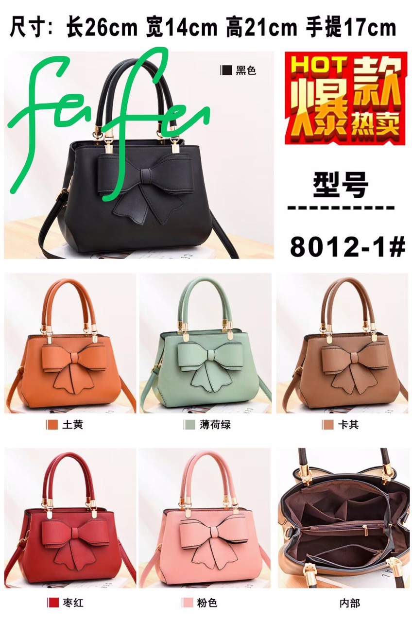 Pink bag handbag lady handbag leather satchel thumbnail