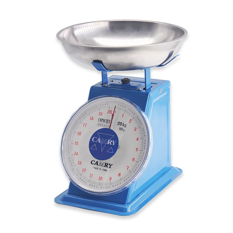 CAMRY Xiangshan SP-20 degree platform scale with stainless steel tray, mechanical spring scale, single and double scale, 20KG/LBS details Picture