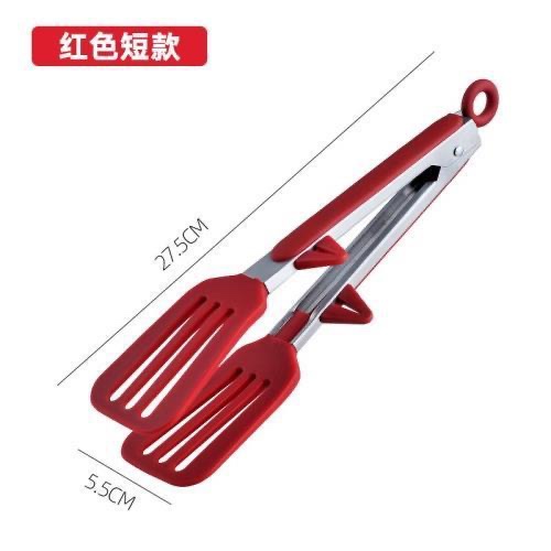 Clamp kitchen fried steak food barbecue meat bread silicone sandwich 304 stainless steel malatang fried special spatula thumbnail