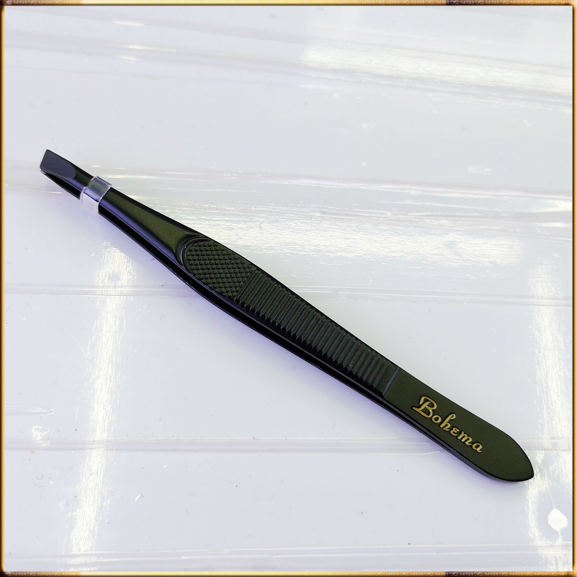 14193 Good quality  tweezer  black color cosmetic tools thumbnail