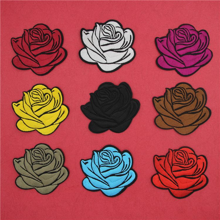 Chunrong computer embroidery label processing custom patch cloth clothing accessories accessories embroidery cloth