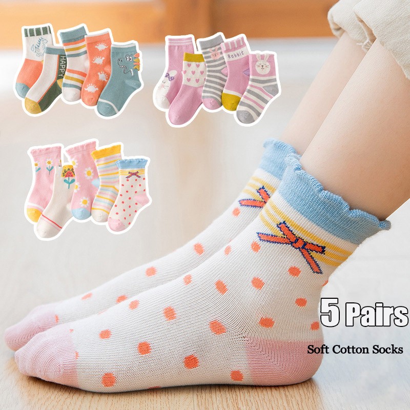 Children's Socks Boys And Girls Cotton Socks Wicking Sweat Odor-Proof Socks Etdw10 Item Picture