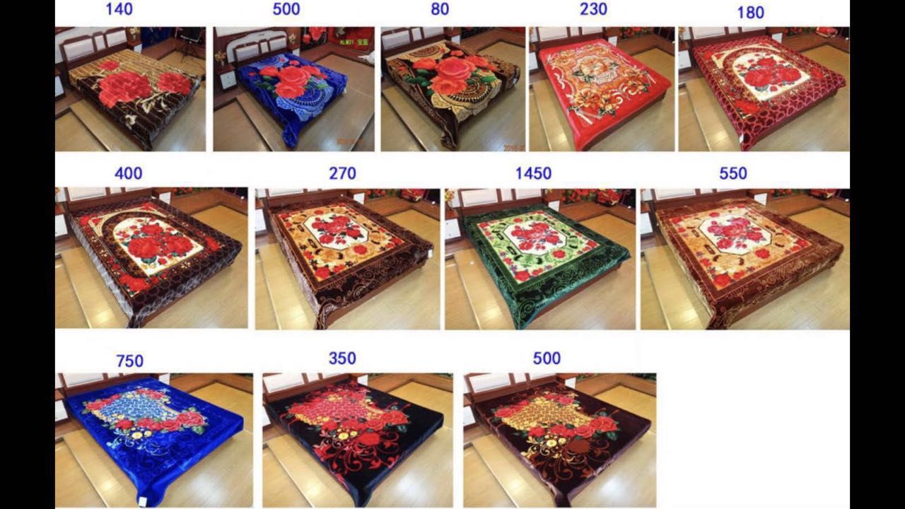 Wholesale Blanket Flannel Coral Velvet Raschel Blanket Size Can Be Customized Color 27 Item Picture